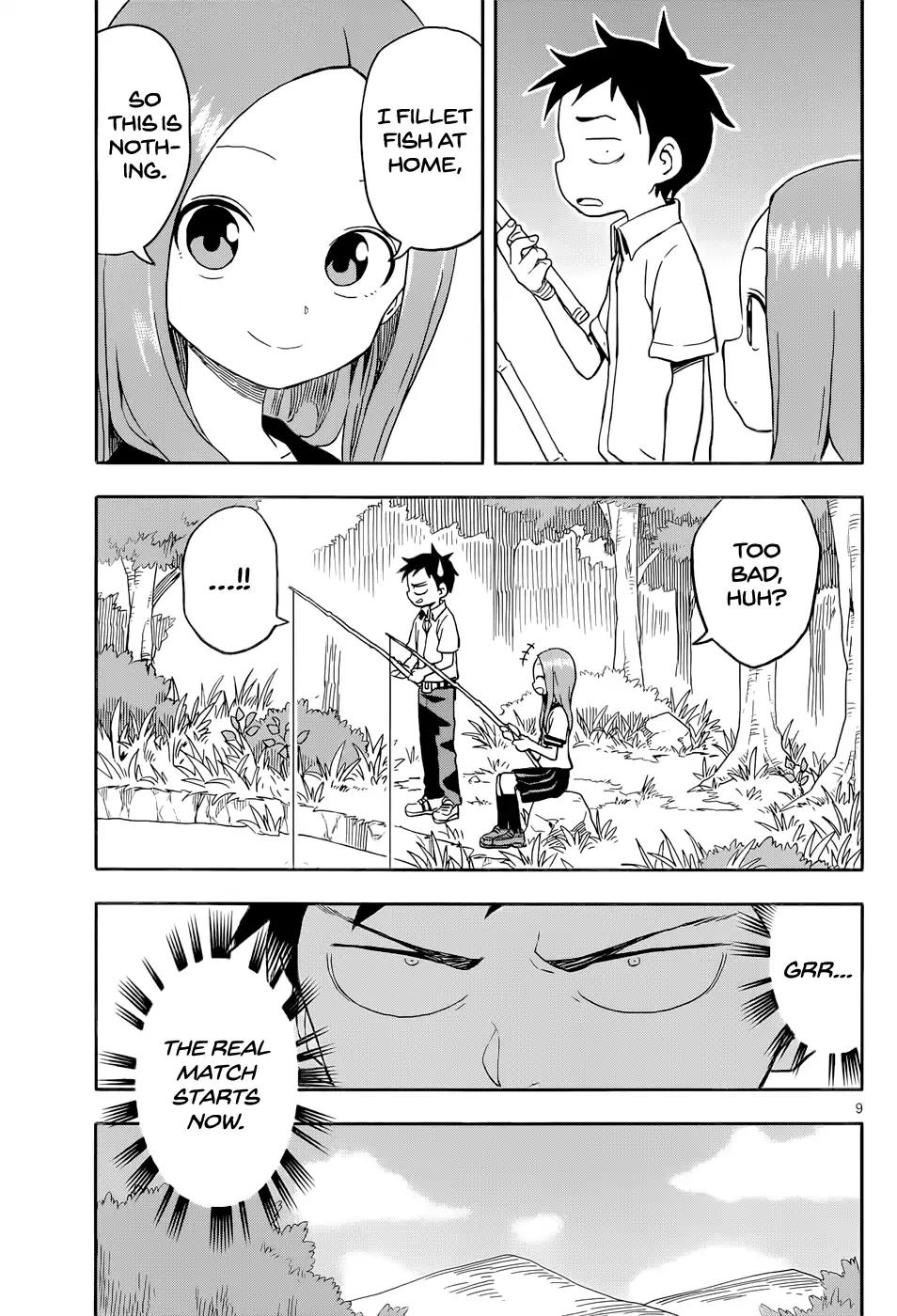 Karakai Jouzu No Takagi San Chapter 89 Page 9