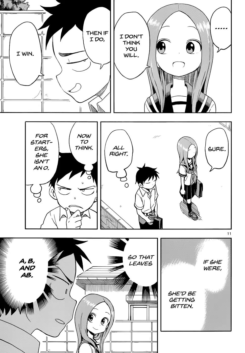 Karakai Jouzu No Takagi San Chapter 90 Page 11