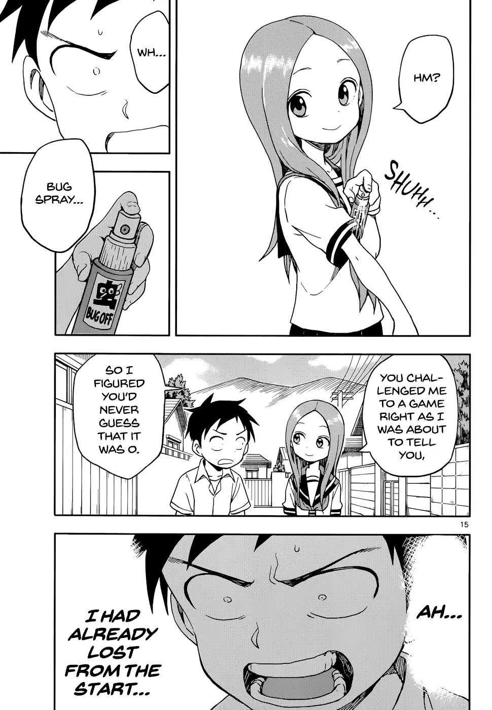 Karakai Jouzu No Takagi San Chapter 90 Page 15