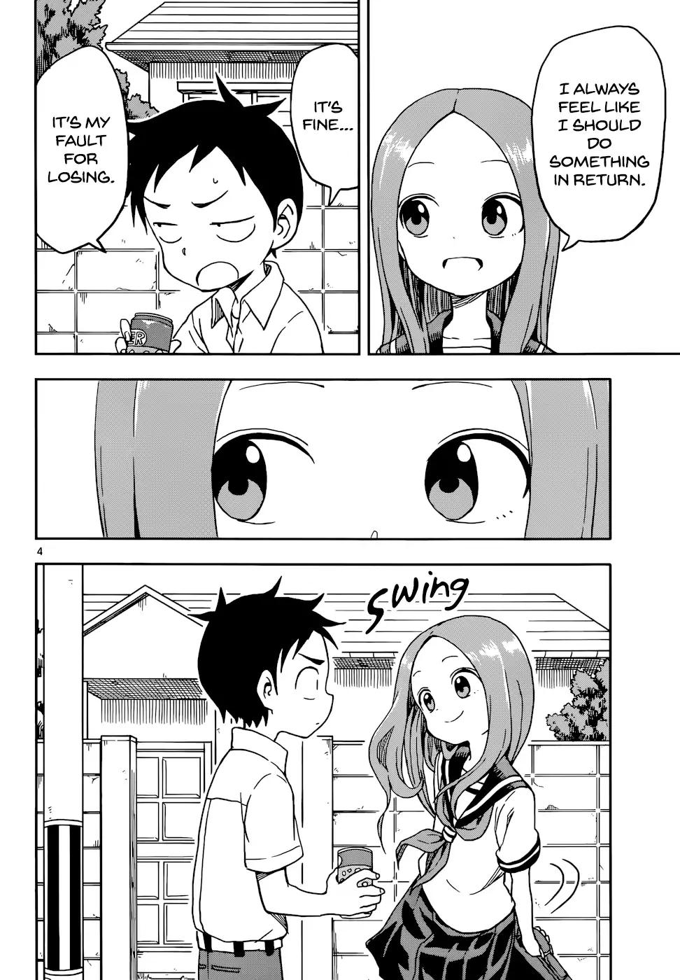 Karakai Jouzu No Takagi San Chapter 90 Page 4