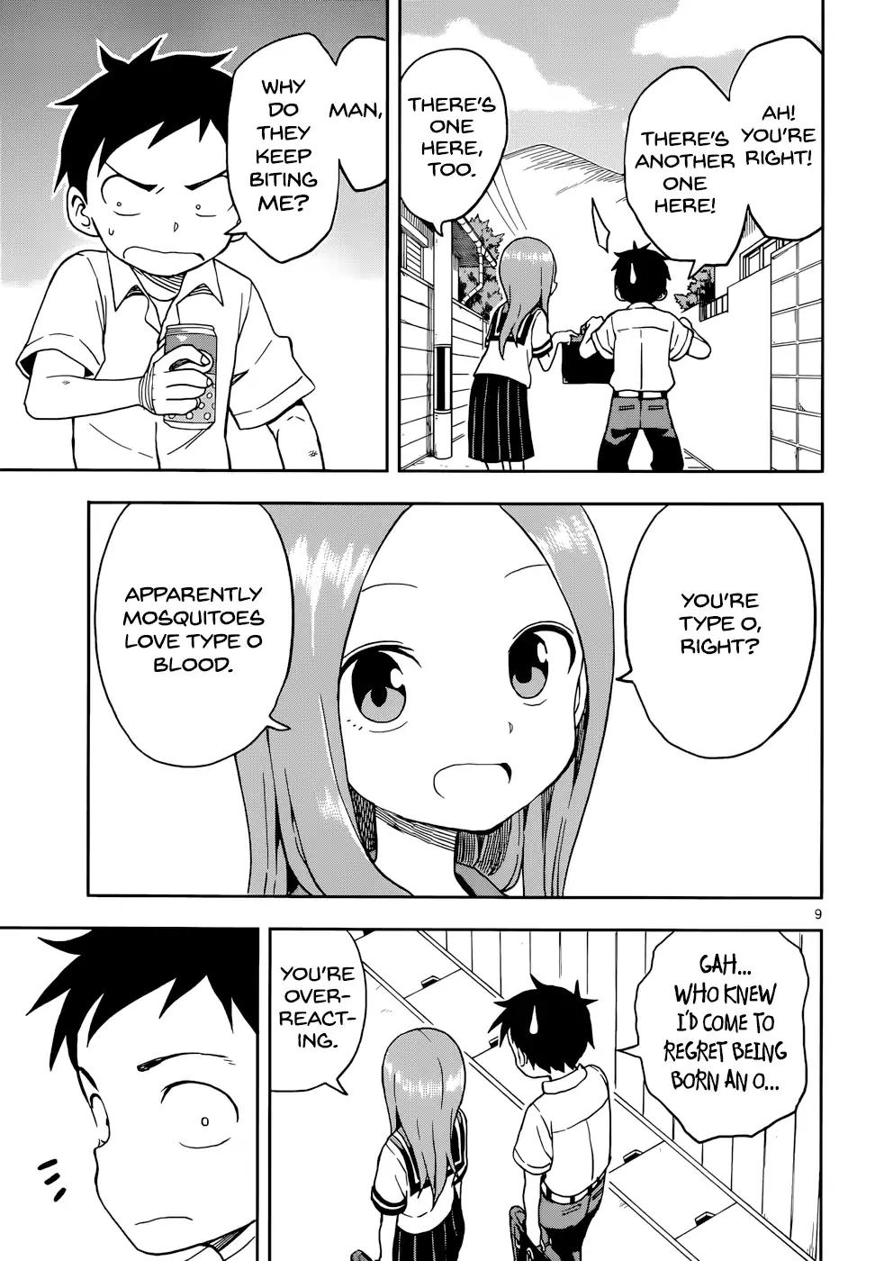 Karakai Jouzu No Takagi San Chapter 90 Page 9