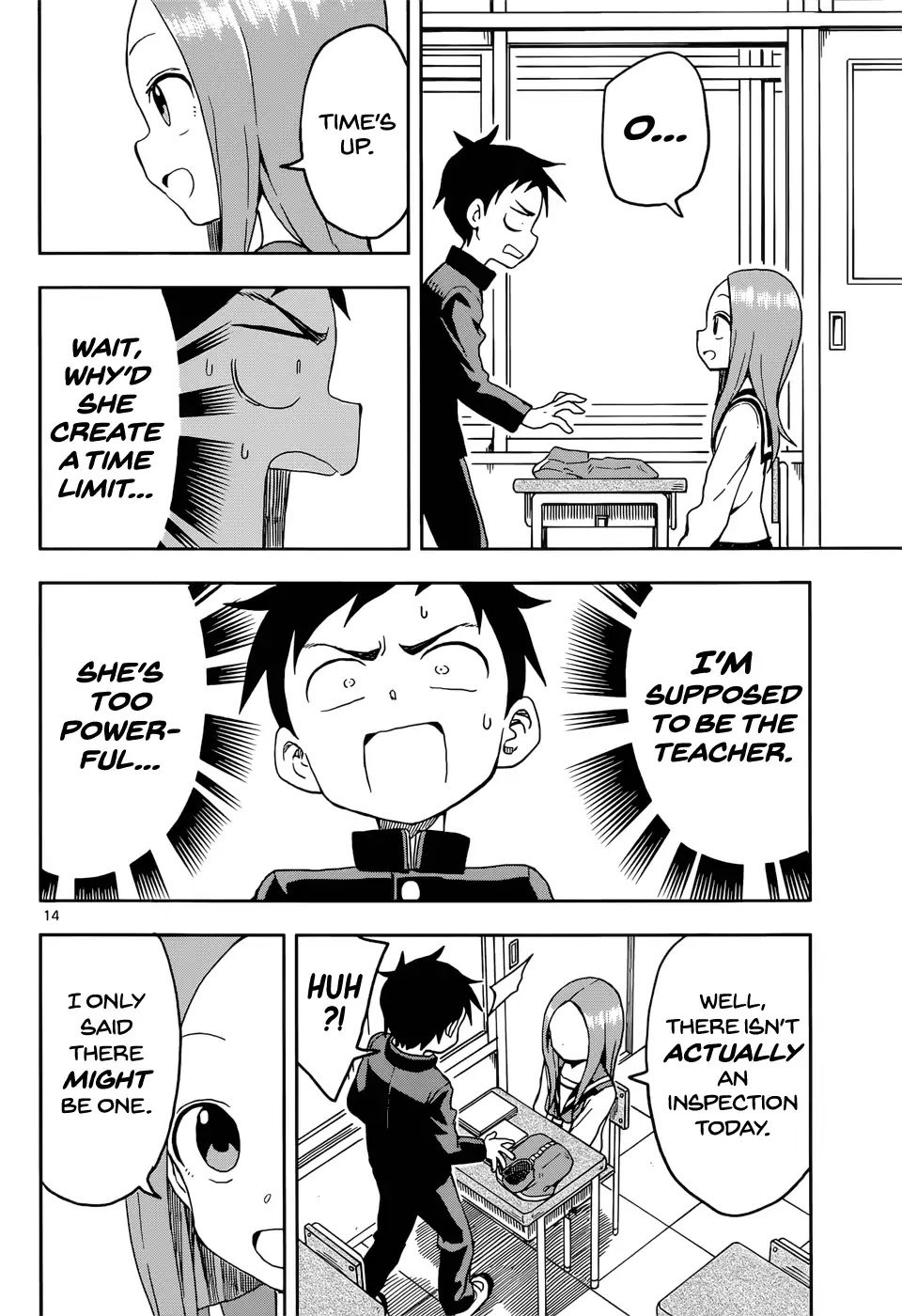 Karakai Jouzu No Takagi San Chapter 91 Page 14