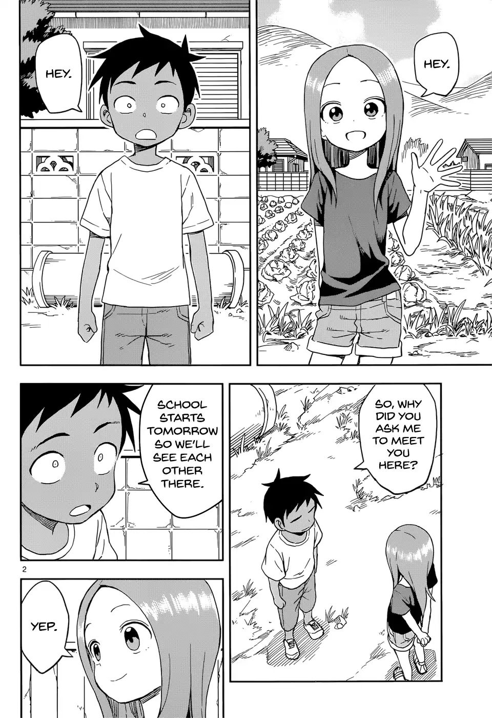 Karakai Jouzu No Takagi San Chapter 92 Page 2