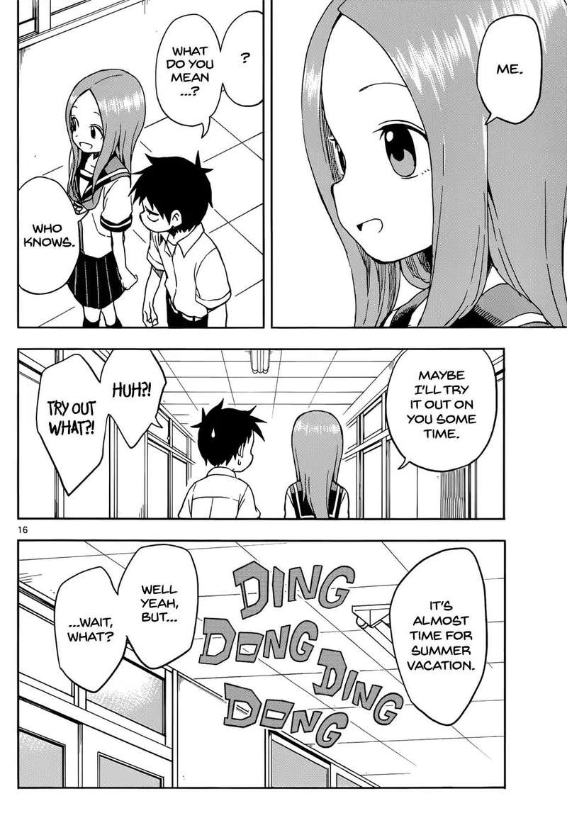 Karakai Jouzu No Takagi San Chapter 93 Page 17