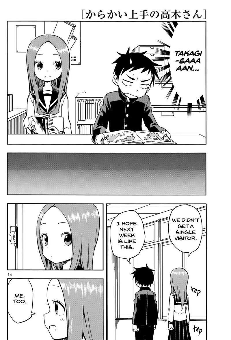 Karakai Jouzu No Takagi San Chapter 94 Page 14