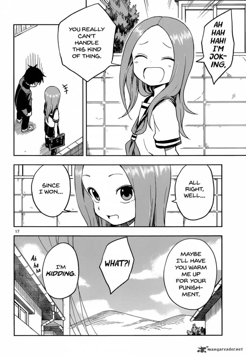 Karakai Jouzu No Takagi San Chapter 95 Page 17