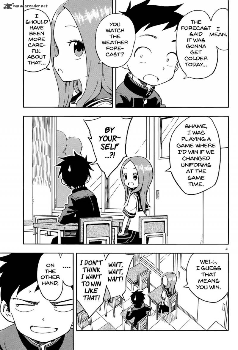 Karakai Jouzu No Takagi San Chapter 95 Page 4