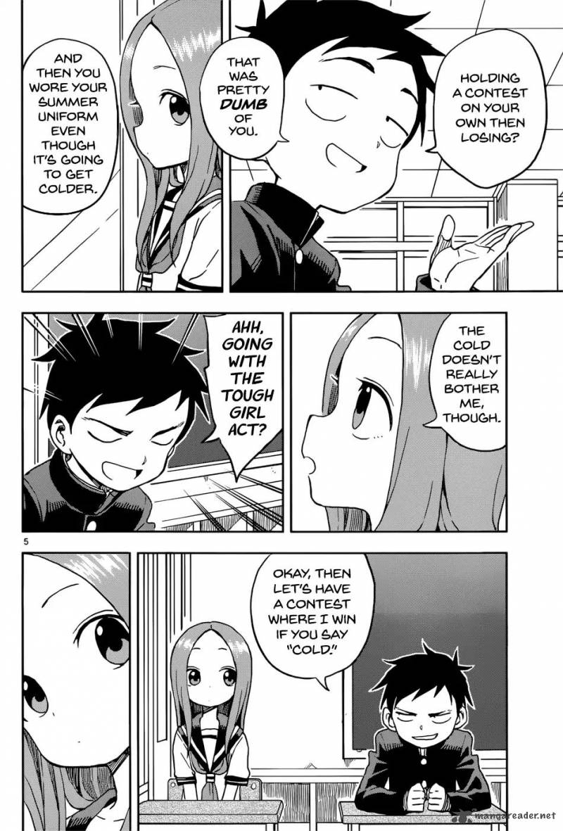 Karakai Jouzu No Takagi San Chapter 95 Page 5