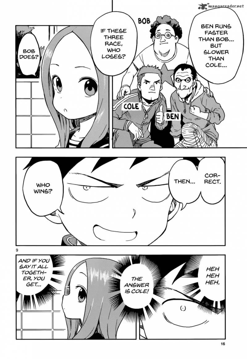 Karakai Jouzu No Takagi San Chapter 95 Page 9