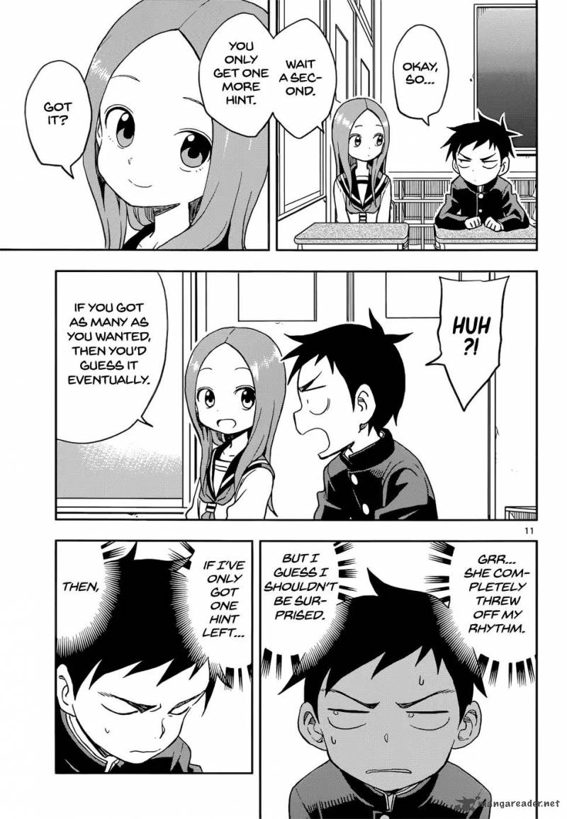 Karakai Jouzu No Takagi San Chapter 96 Page 11