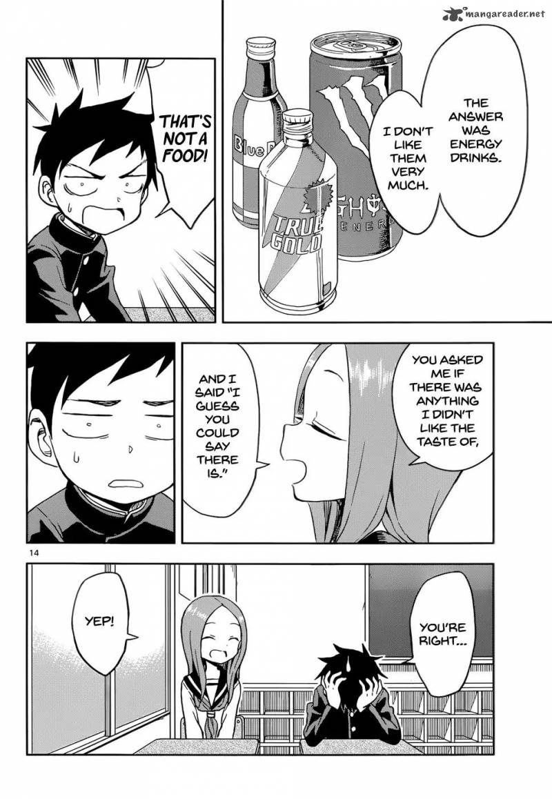 Karakai Jouzu No Takagi San Chapter 96 Page 14