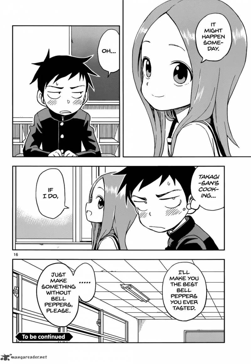 Karakai Jouzu No Takagi San Chapter 96 Page 16