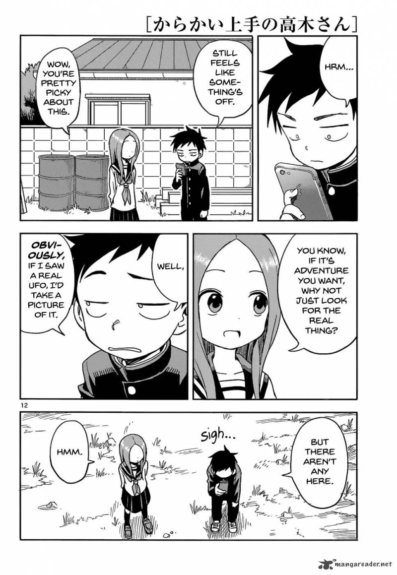 Karakai Jouzu No Takagi San Chapter 98 Page 12