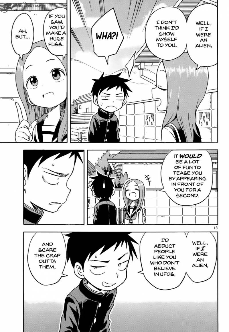 Karakai Jouzu No Takagi San Chapter 98 Page 13