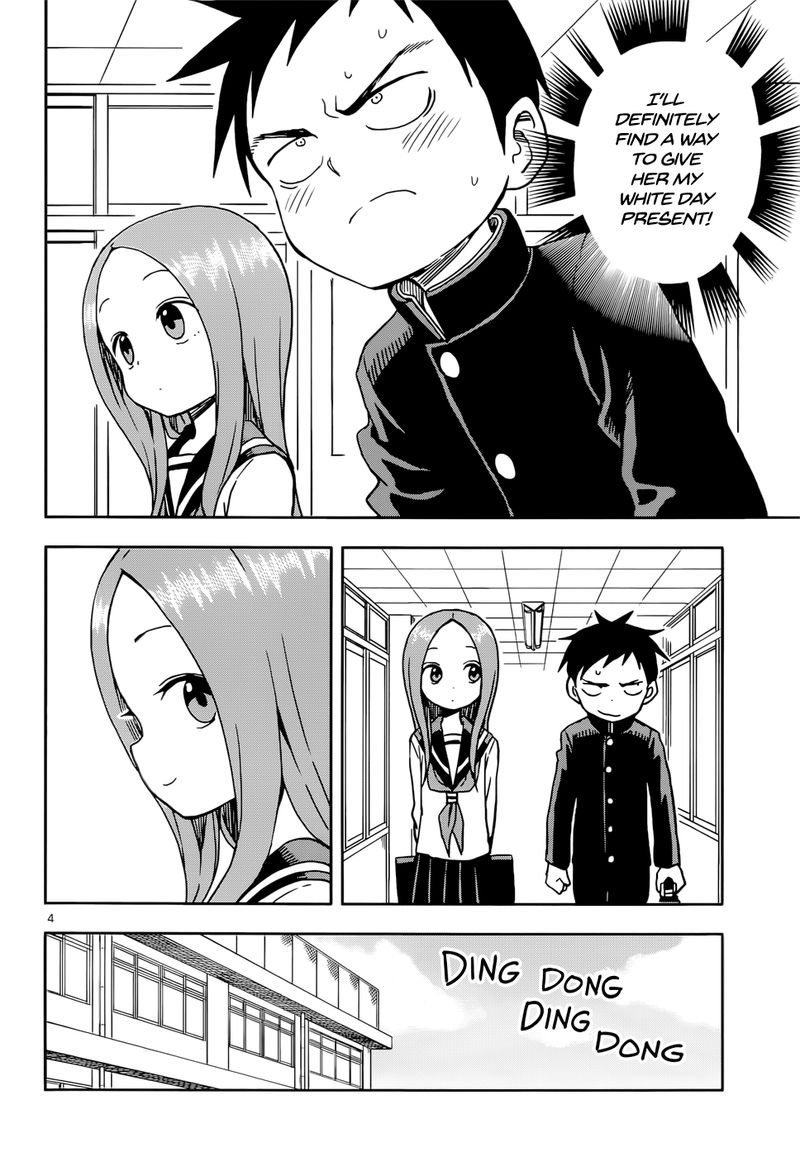 Karakai Jouzu No Takagi San Chapter 99 Page 4