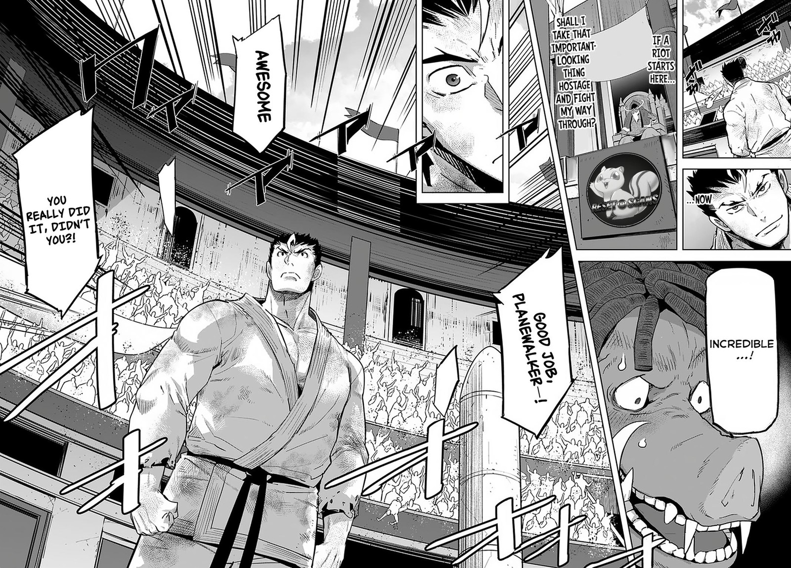 Karate Baka Iseka Chapter 19a Page 14