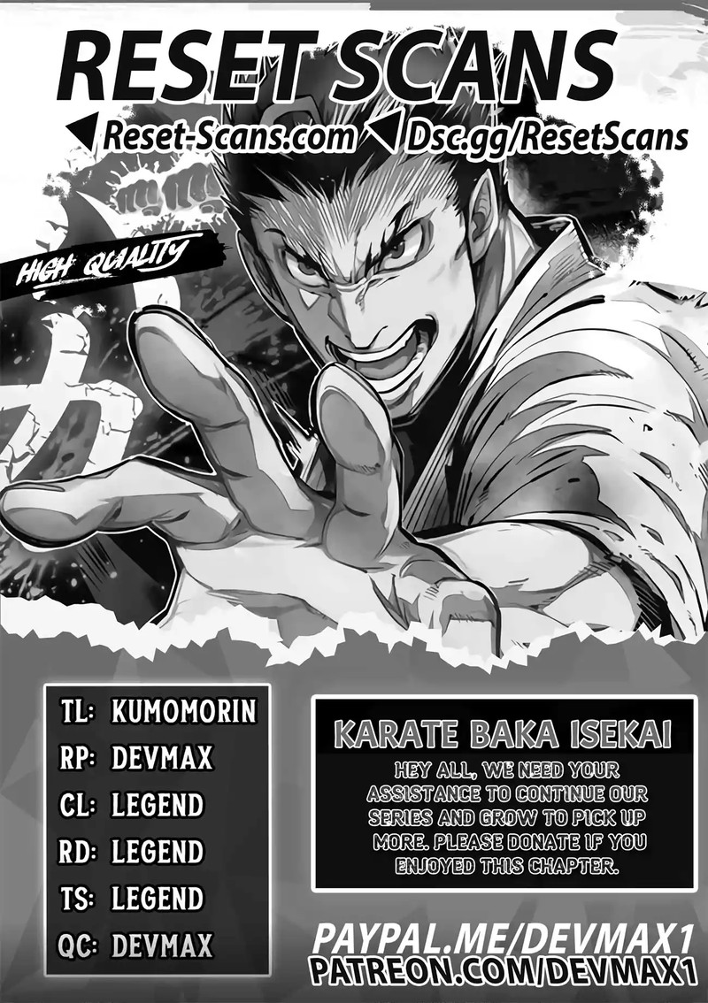 Karate Baka Iseka Chapter 24b Page 1