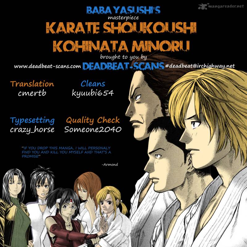 Karate Shoukoushi Kohinata Minoru Chapter 216 Page 27