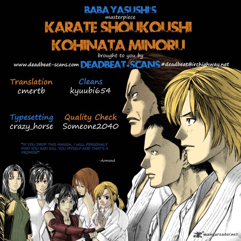 Karate Shoukoushi Kohinata Minoru Chapter 224 Page 18
