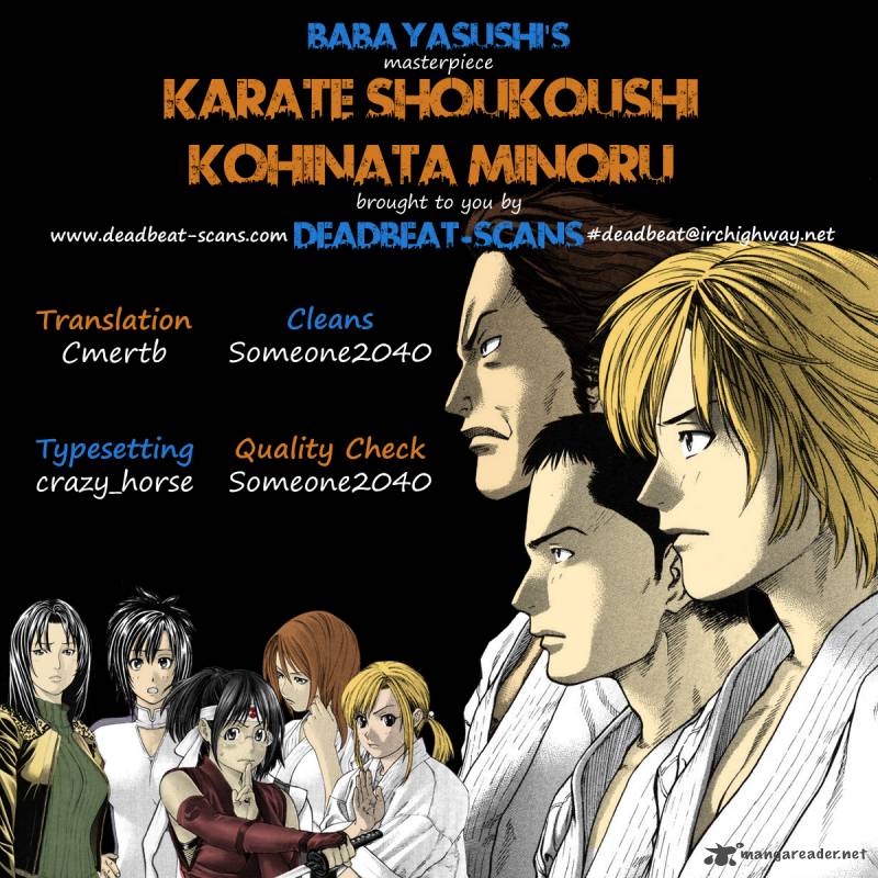 Karate Shoukoushi Kohinata Minoru Chapter 311 Page 21