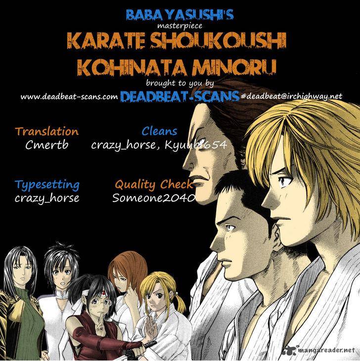 Karate Shoukoushi Kohinata Minoru Chapter 330 Page 21