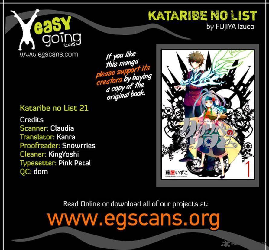 Kataribe No List Chapter 21 Page 35