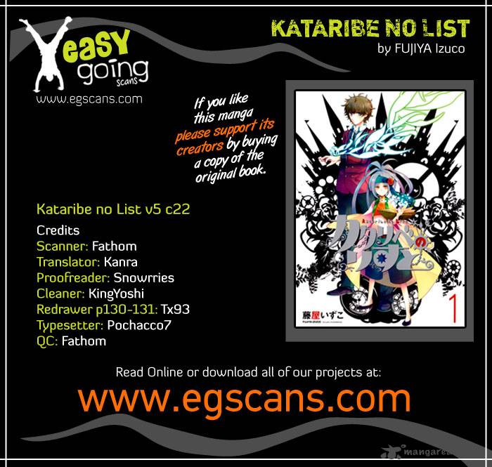 Kataribe No List Chapter 22 Page 1