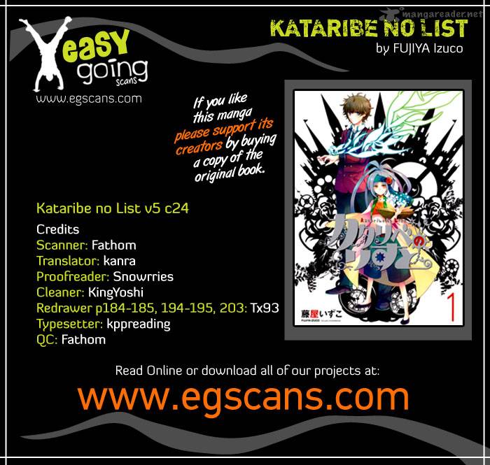 Kataribe No List Chapter 24 Page 1