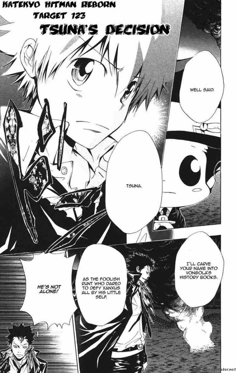 Katekyo Hitman Reborn Chapter 123 Page 1