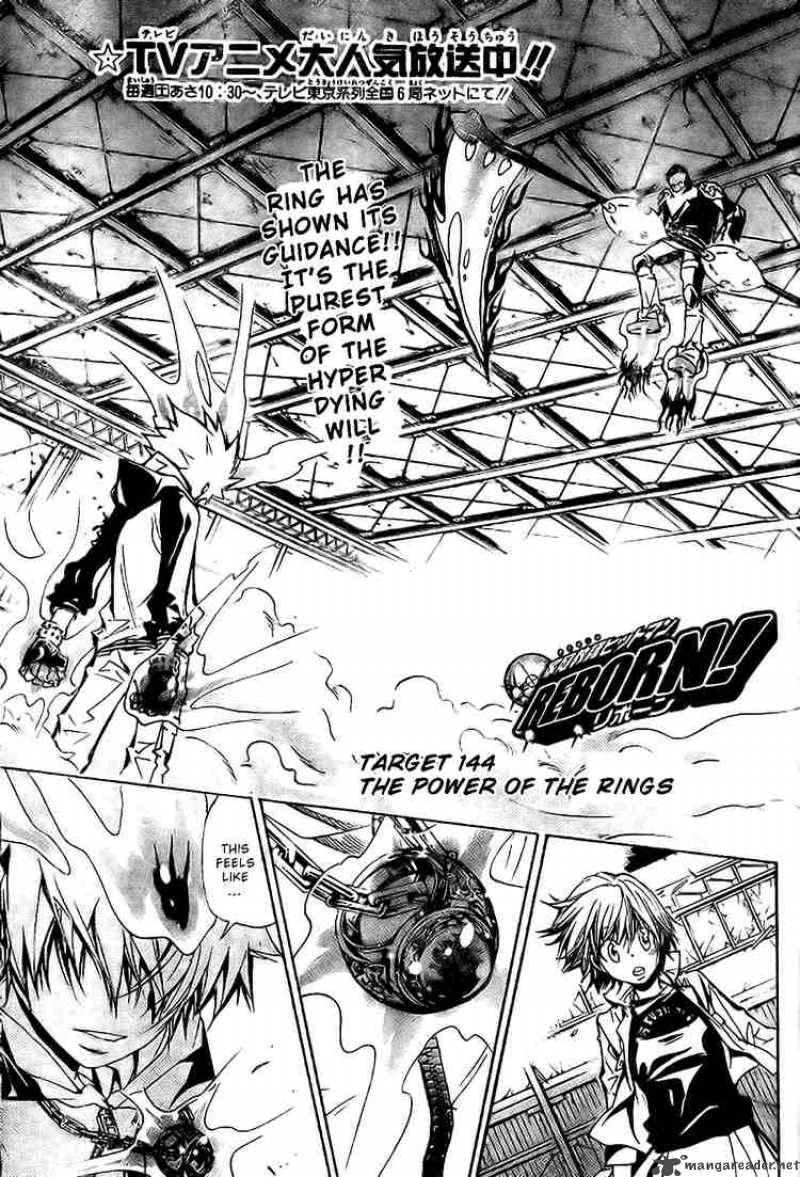 Katekyo Hitman Reborn Chapter 144 Page 1