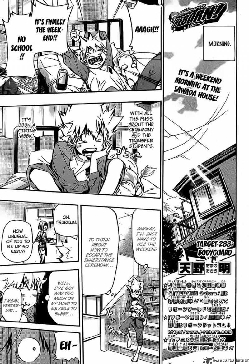 Katekyo Hitman Reborn Chapter 288 Page 1