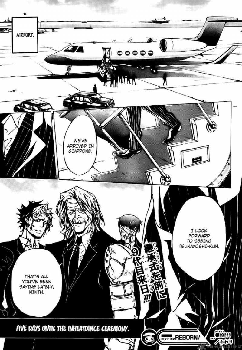 Katekyo Hitman Reborn Chapter 288 Page 17