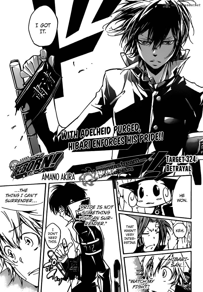 Katekyo Hitman Reborn Chapter 324 Page 1