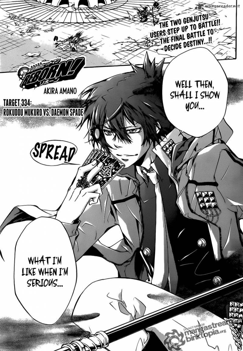 Katekyo Hitman Reborn Chapter 334 Page 1