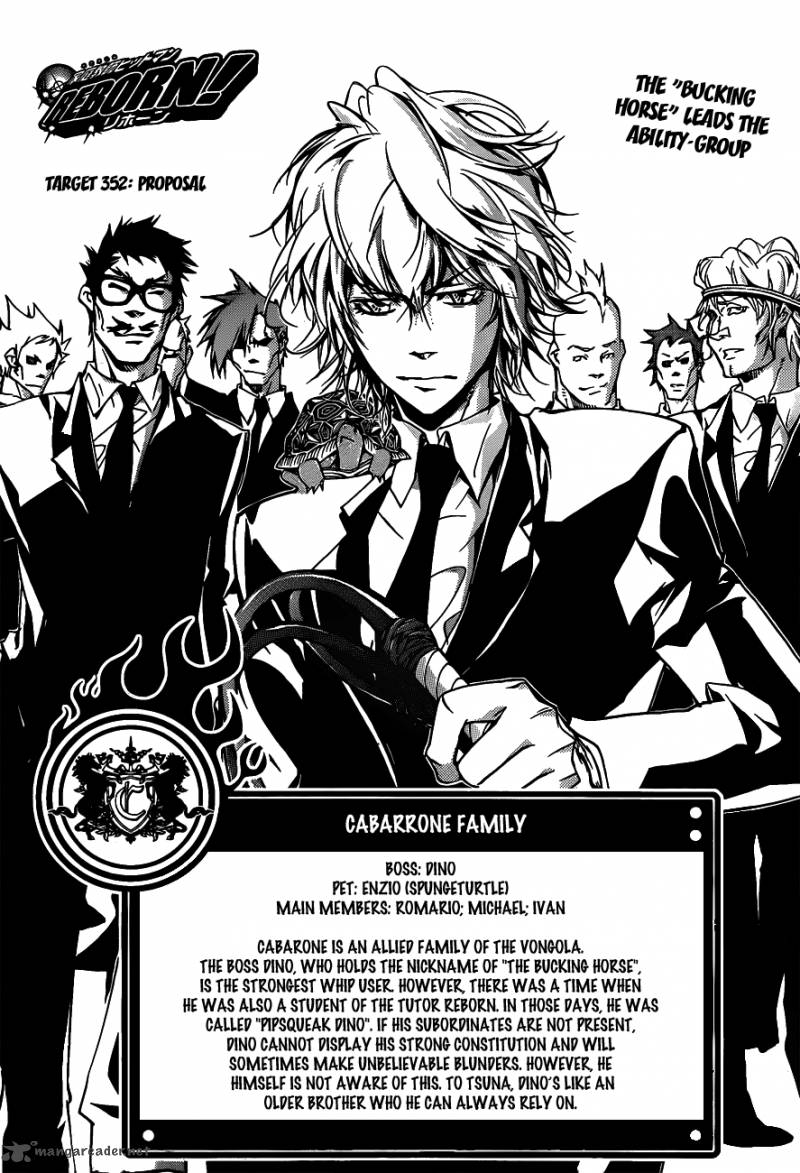 Katekyo Hitman Reborn Chapter 352 Page 1