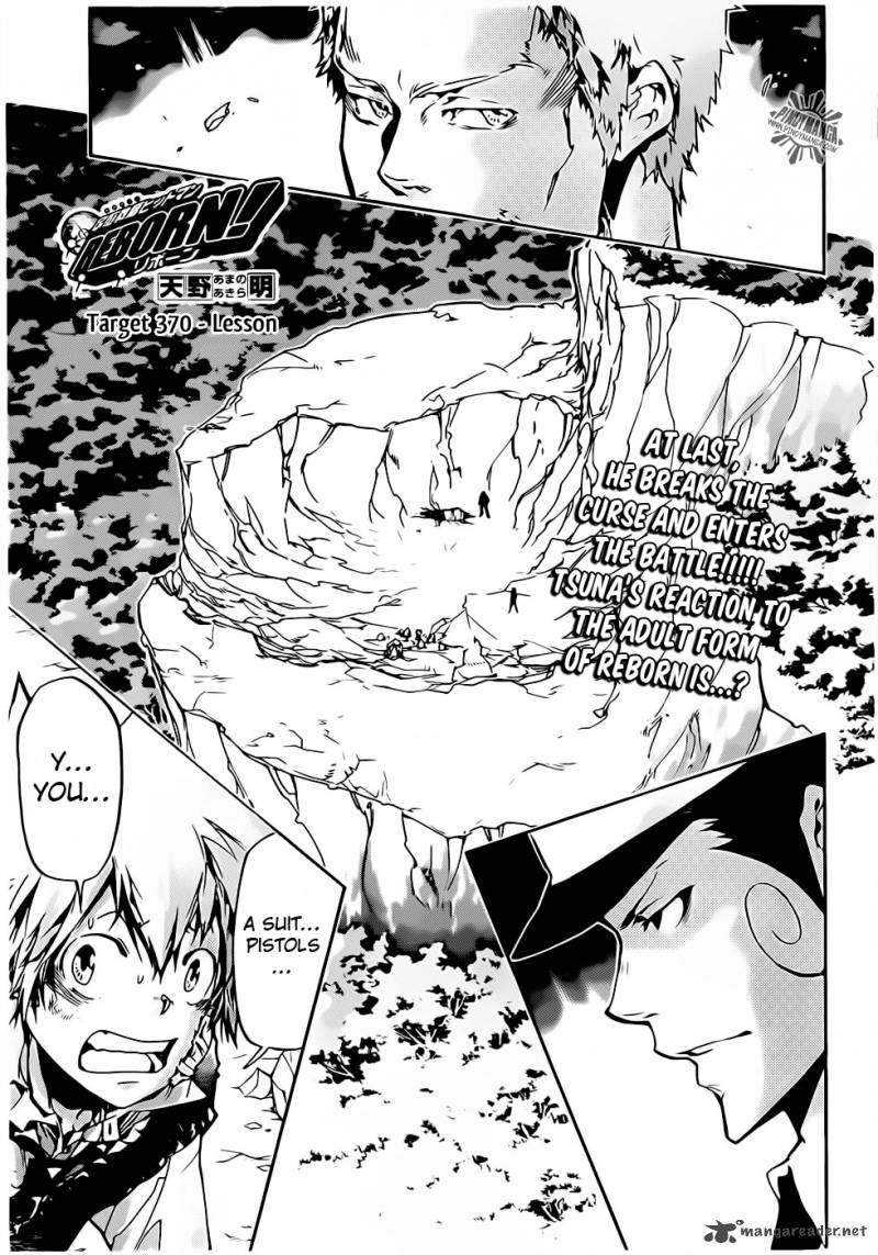 Katekyo Hitman Reborn Chapter 370 Page 1