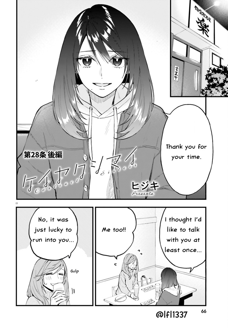 Keiyaku Shimai Chapter 28b Page 1
