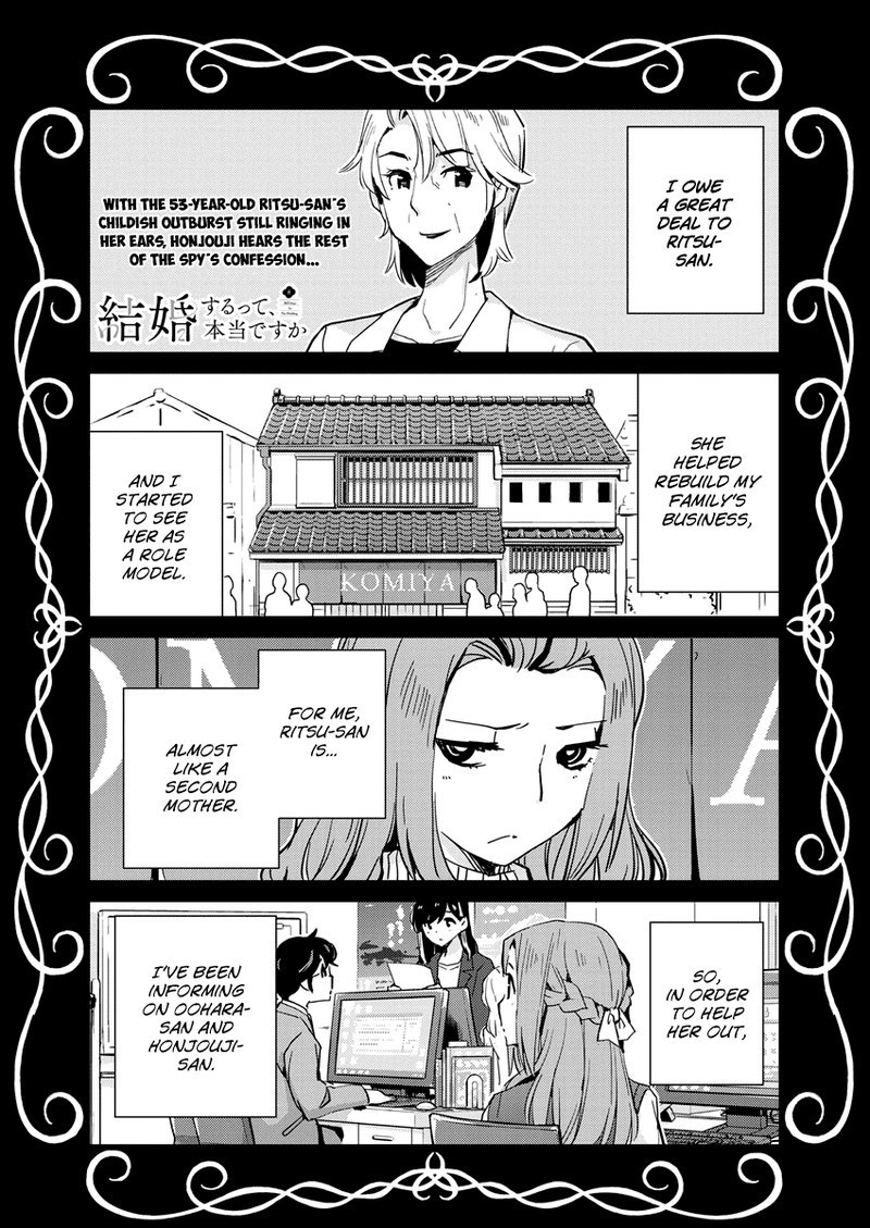 Kekkon Surutte Hontou Desu Ka 365 Days To The Wedding Chapter 102 Page 1