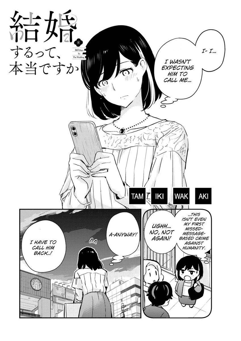 Kekkon Surutte Hontou Desu Ka 365 Days To The Wedding Chapter 36 Page 2