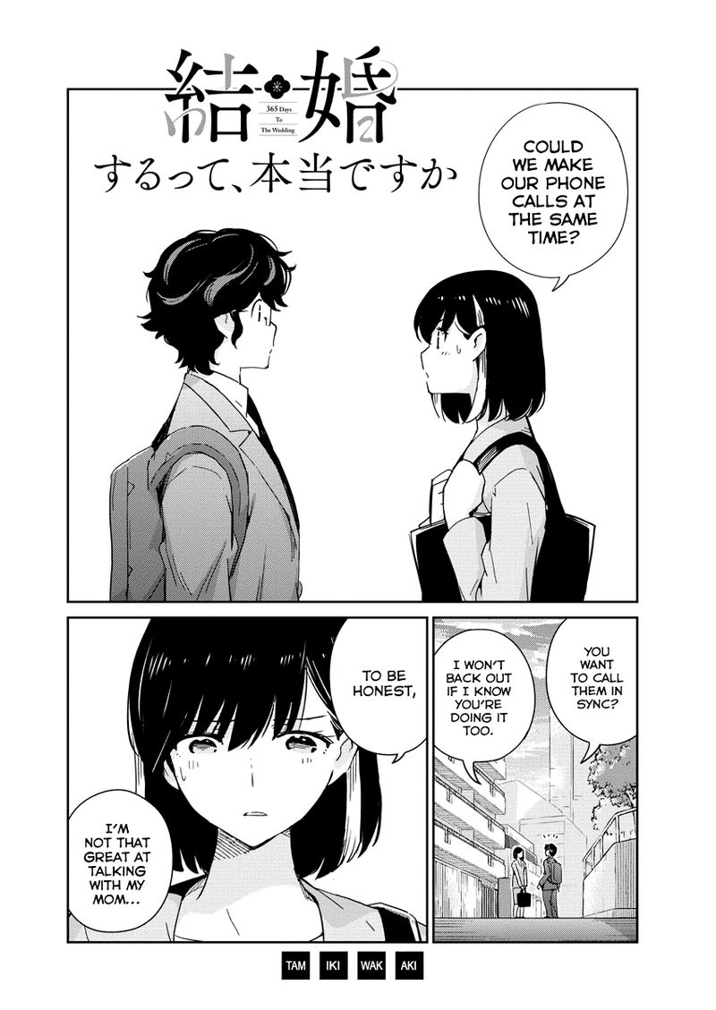 Kekkon Surutte Hontou Desu Ka 365 Days To The Wedding Chapter 54 Page 2