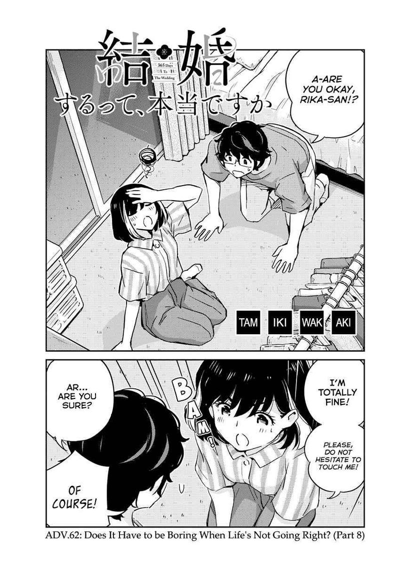 Kekkon Surutte Hontou Desu Ka 365 Days To The Wedding Chapter 62 Page 1