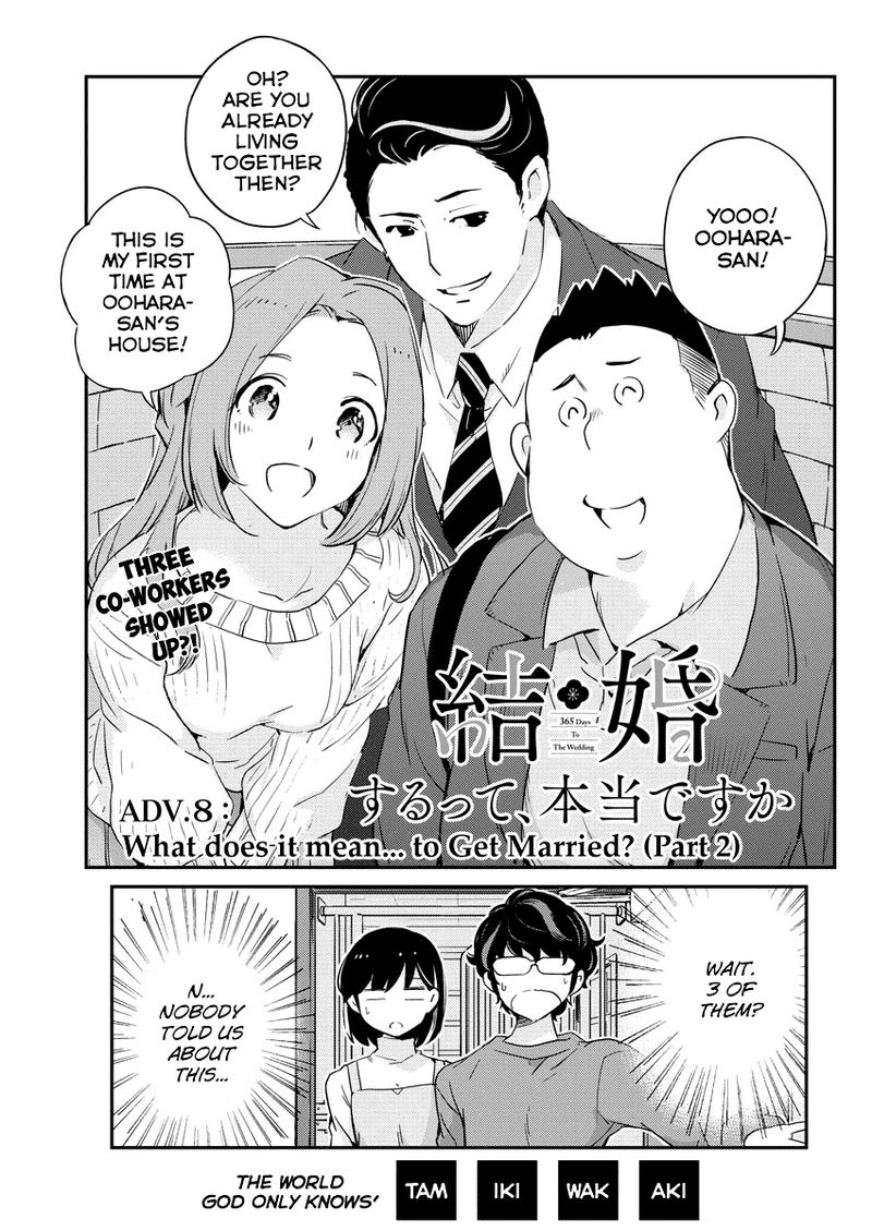 Kekkon Surutte Hontou Desu Ka 365 Days To The Wedding Chapter 8 Page 1