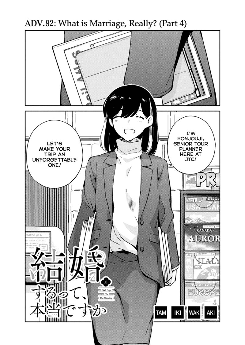 Kekkon Surutte Hontou Desu Ka 365 Days To The Wedding Chapter 92 Page 2