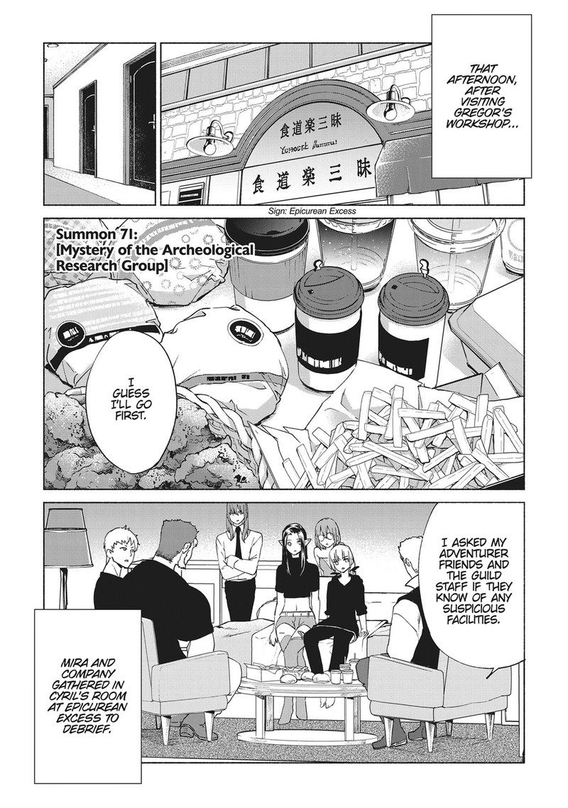 Kenja No Deshi Wo Nanoru Kenja Chapter 71 Page 1