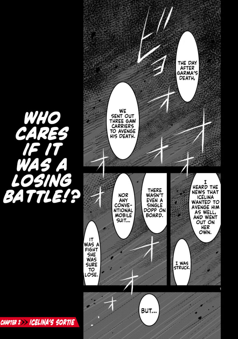 Kidou Senshi Gundam Flanagan Boon Senki Chapter 2 Page 1