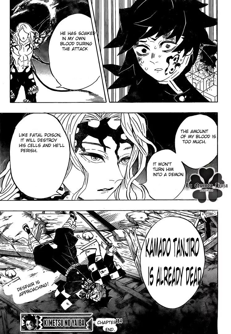 Kimetsu No Yaiba Chapter 184 Page 18