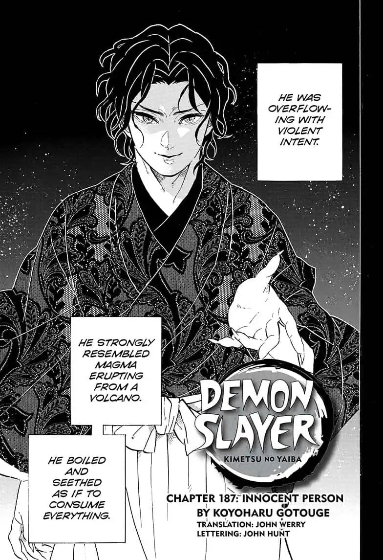 Kimetsu No Yaiba Chapter 187 Page 1