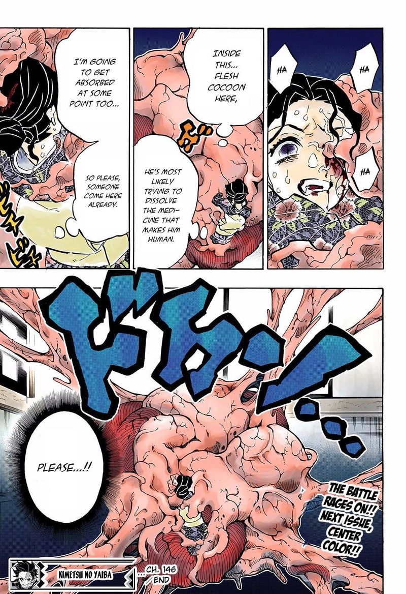 Kimetsu No Yaiba Digital Colored Comics Chapter 146 Page 19