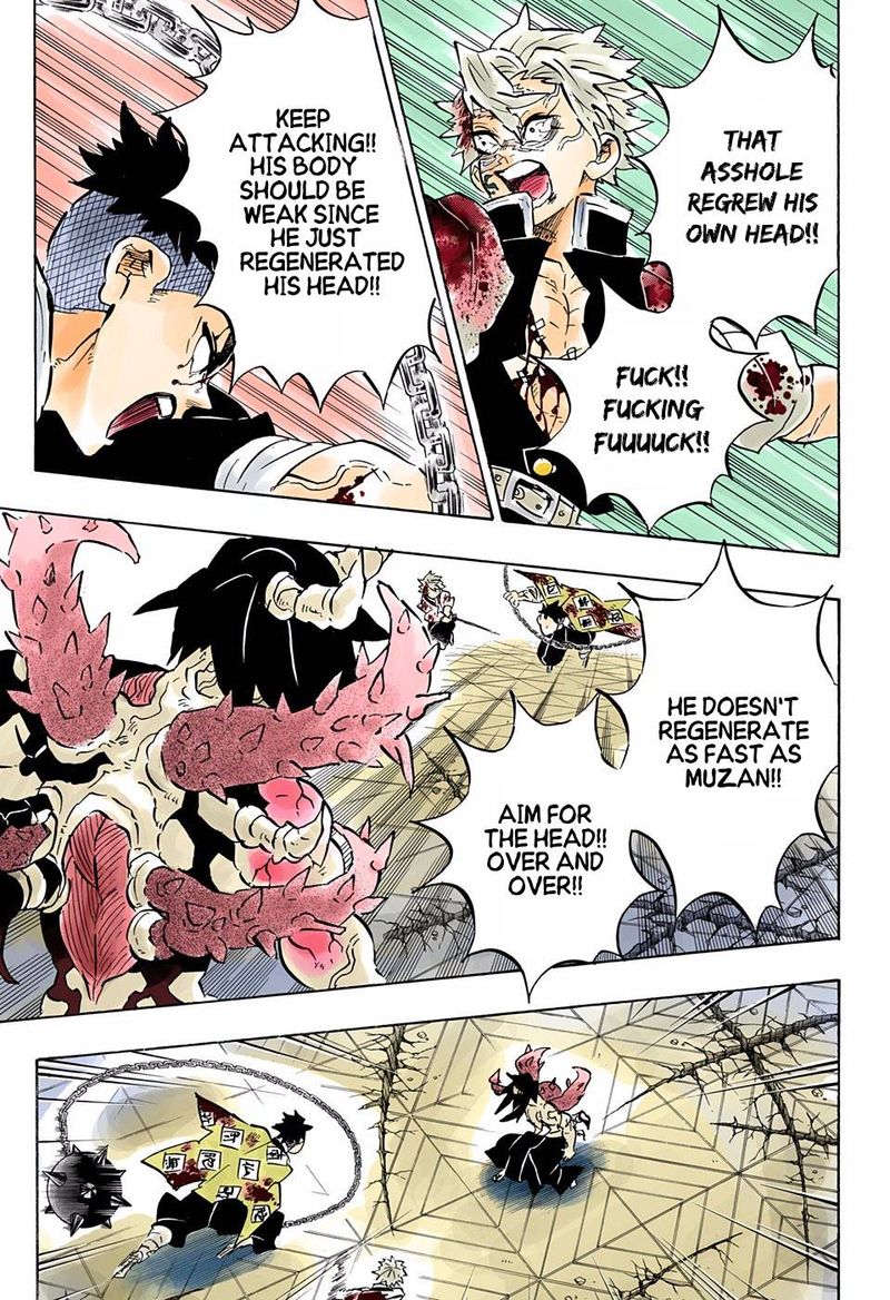 Kimetsu No Yaiba Digital Colored Comics Chapter 176 Page 11