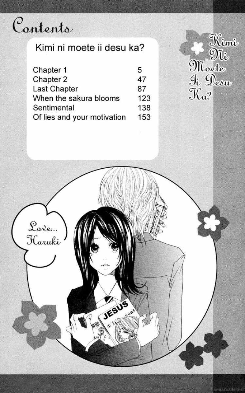 Kimi Ni Moete II Desu Ka Chapter 1 Page 7